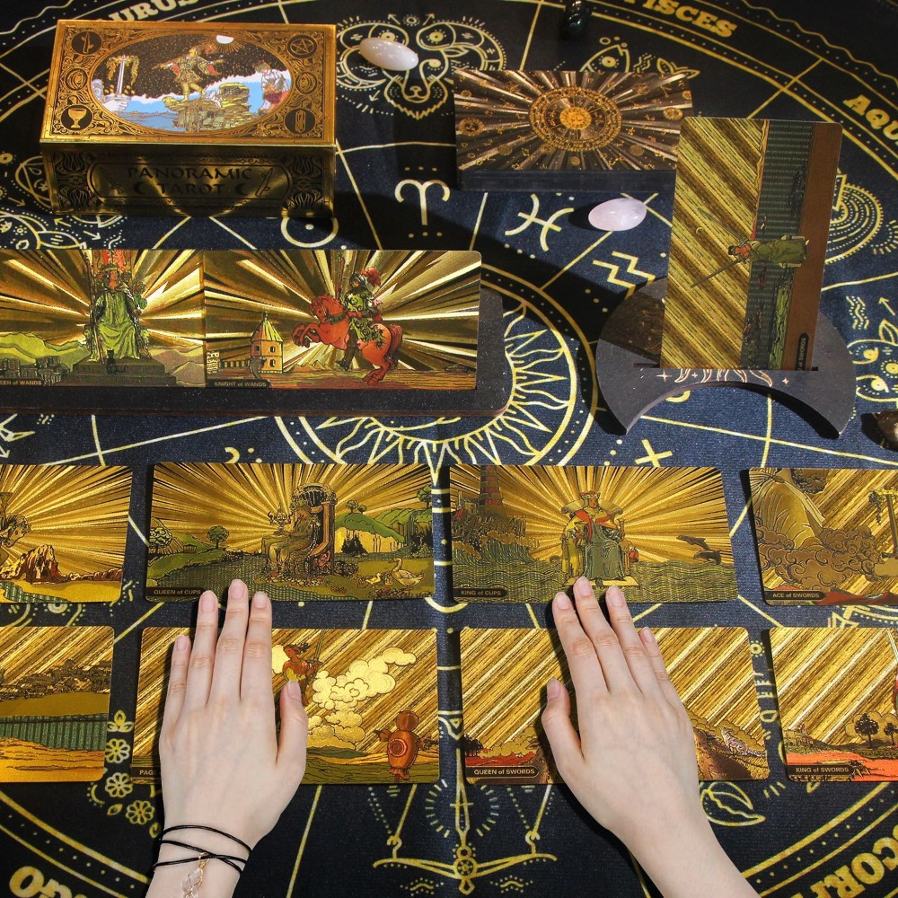 Classic Panoramic Rider Waite  - Tarot Cards Deck With Guidebook ulasan dan harga