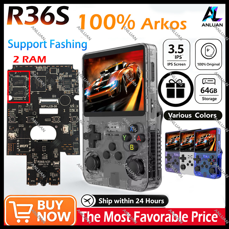 Genuine R36S Retro Handheld Ga - Retro Handheld Game Console R36S ulasan dan harga