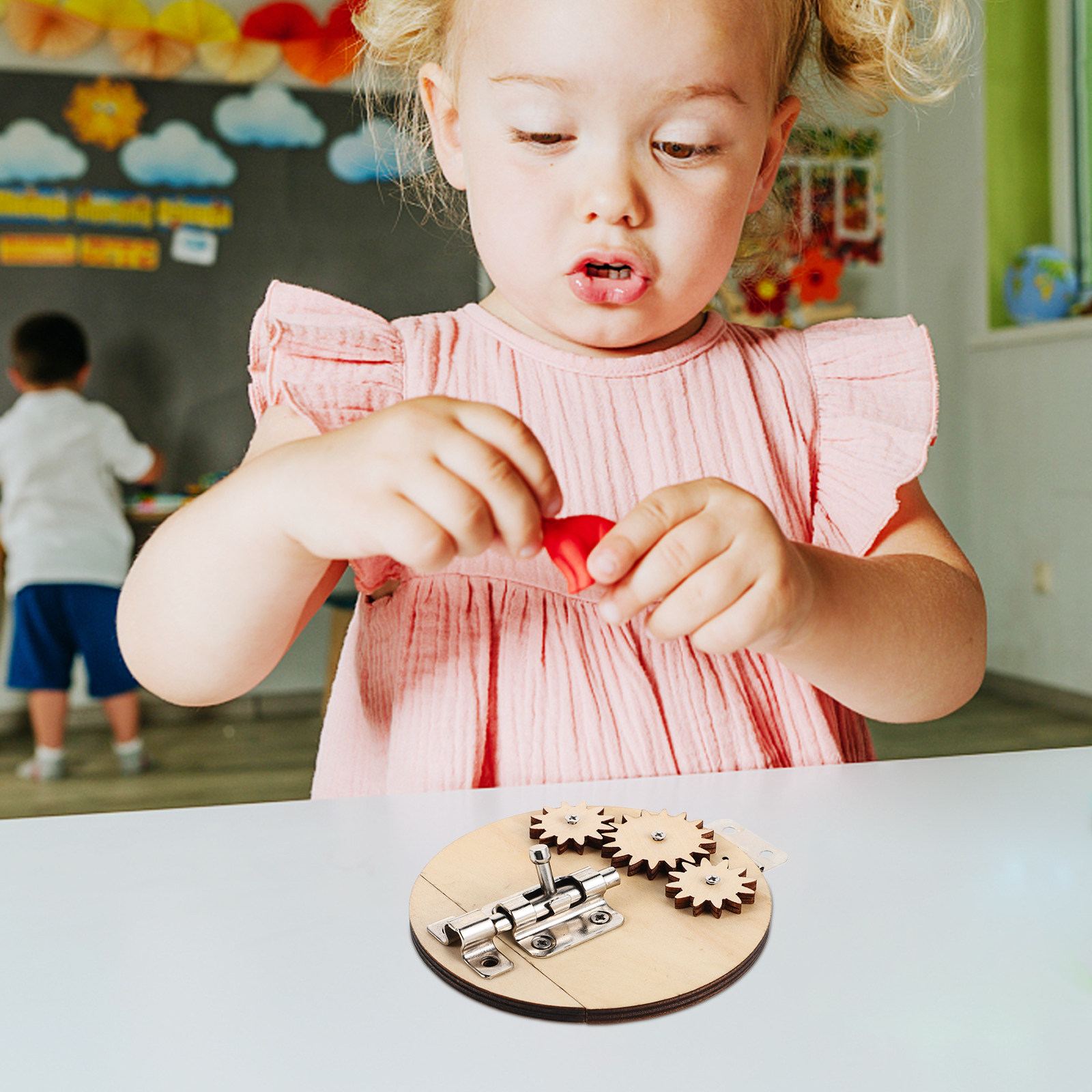 6Pcs Montessori Early Learning - Montessori Wooden Busy Board Toddler ulasan dan harga