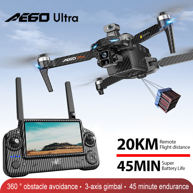 AE60 GPS Drone Professional 8K - Fpv Brushless Rc Drone 4K ulasan dan harga