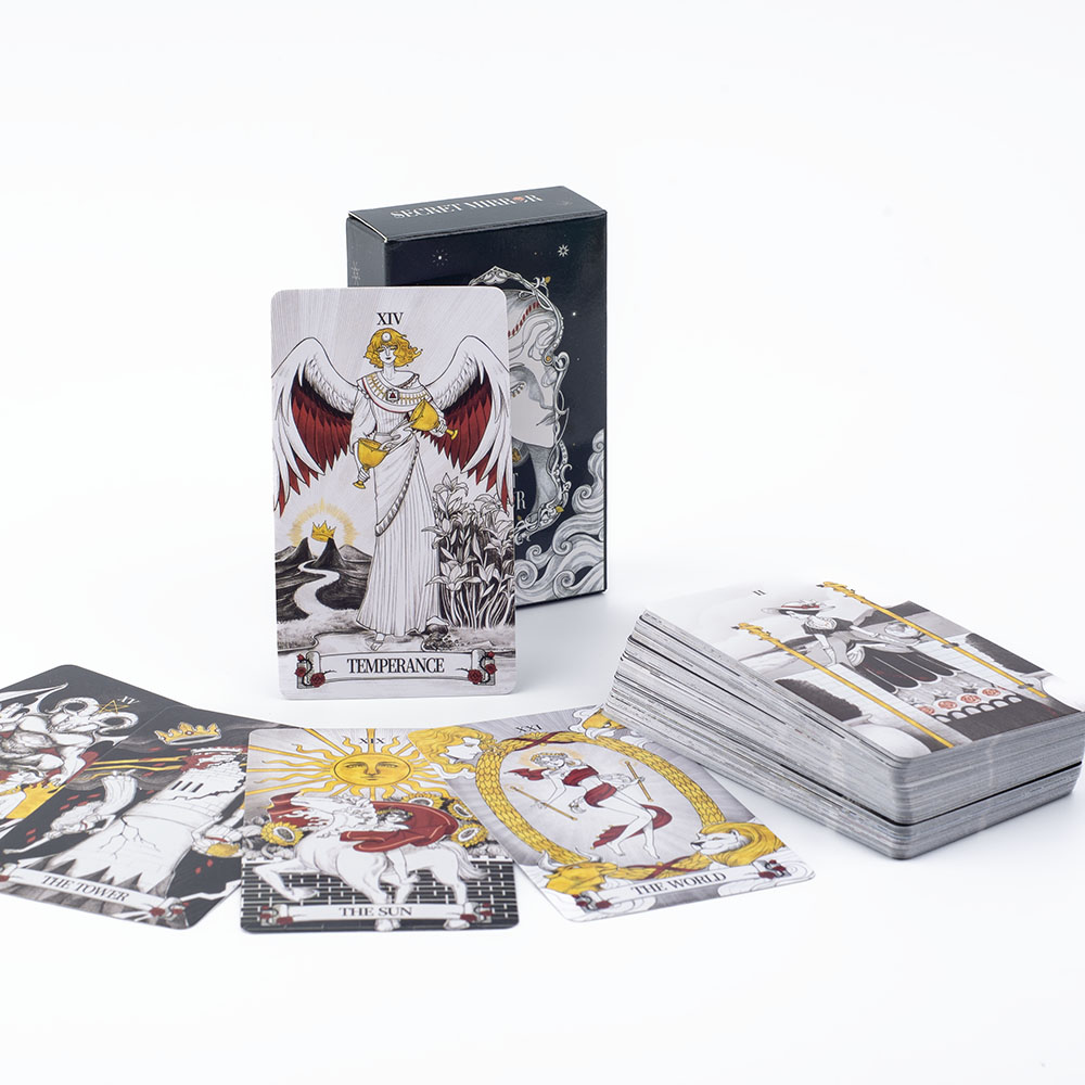 Secret Mirror Tarot Cards 10.3 - Tarot Cards Deck With Guidebook ulasan dan harga